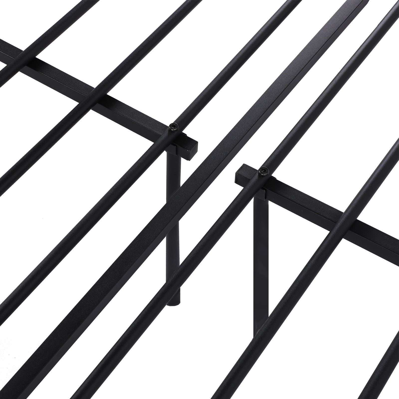 KESSIE Single/Double Metal Bed 123 * 196 cm - Black