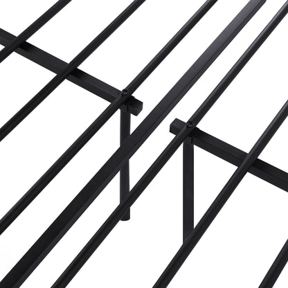 KESSIE Single/Double Metal Bed 123 * 196 cm - Black