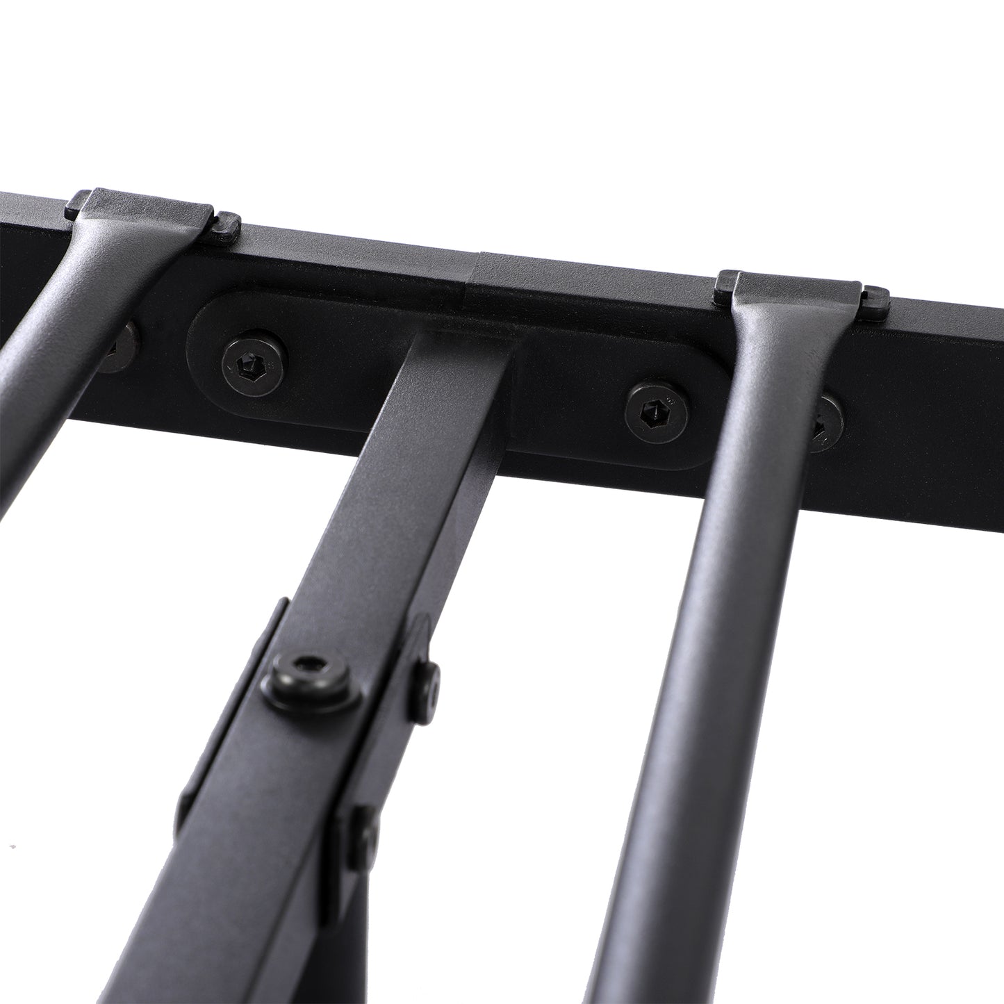 KESSIE Single/Double Metal Bed 123 * 196 cm - Black