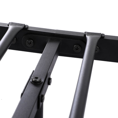 KESSIE Single/Double Metal Bed 123 * 196 cm - Black