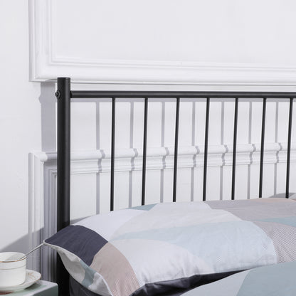 KESSIE Single/Double Metal Bed 123 * 196 cm - Black
