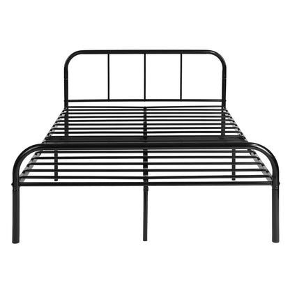 MILO Single/Double Metal Bed 94 * 196 cm/143 * 196 cm - Black