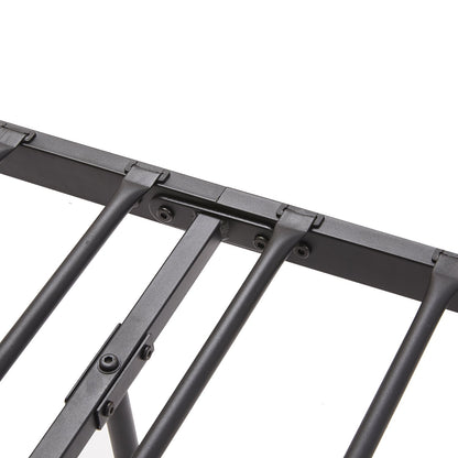 PRIMO Single/Double Metal Bed 94 * 196 cm/143 * 196 cm - Black/White