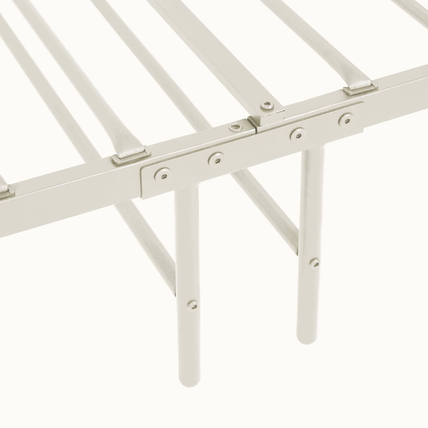 RUSSELL Single Metal Bed 94 * 196 cm - Black/White
