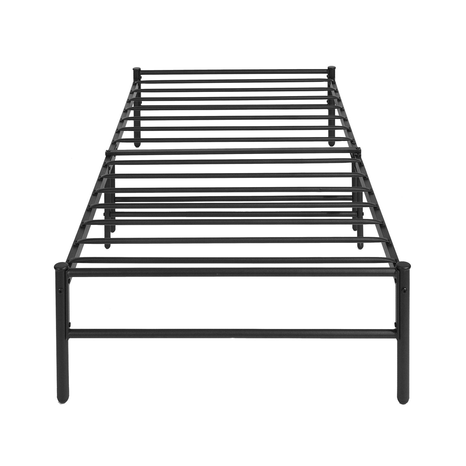RUSSELL Single Metal Bed 94 * 196 cm - Black/White