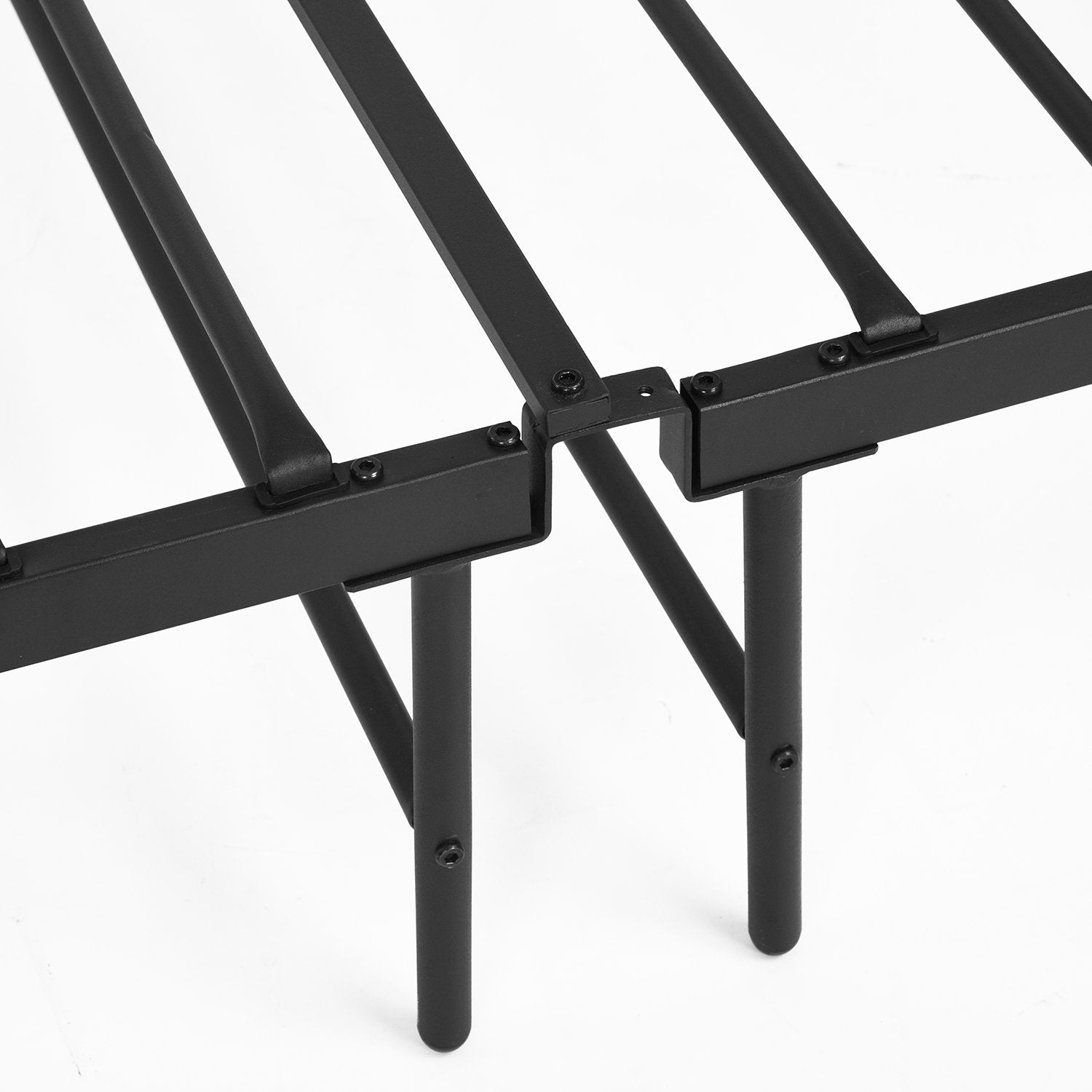 RUSSELL Single Metal Bed 94 * 196 cm - Black/White
